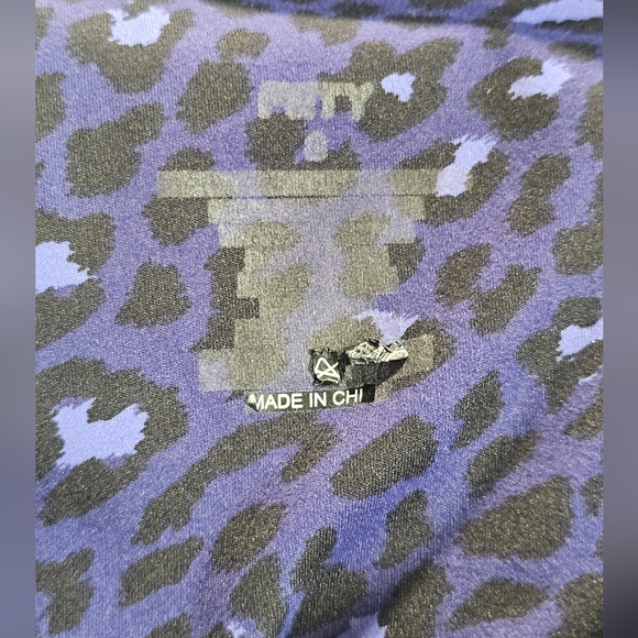 Fety high waisted leopard print workout yoga leggings Sz Small - Picture 4 of 7